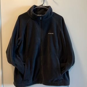 Black Womens Columbia Zip Jacket